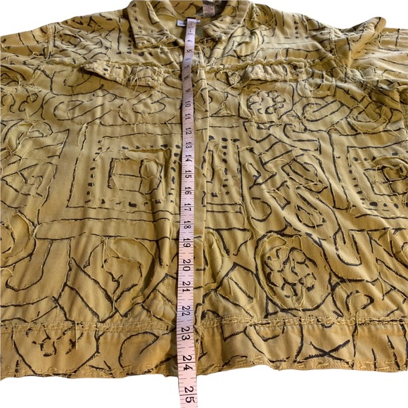 Chico's Lime Green Textured Blazer * Large - Picture 9 of 13